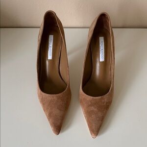 Tony Bianco Niki Taupe Suede Pumps 6.5
